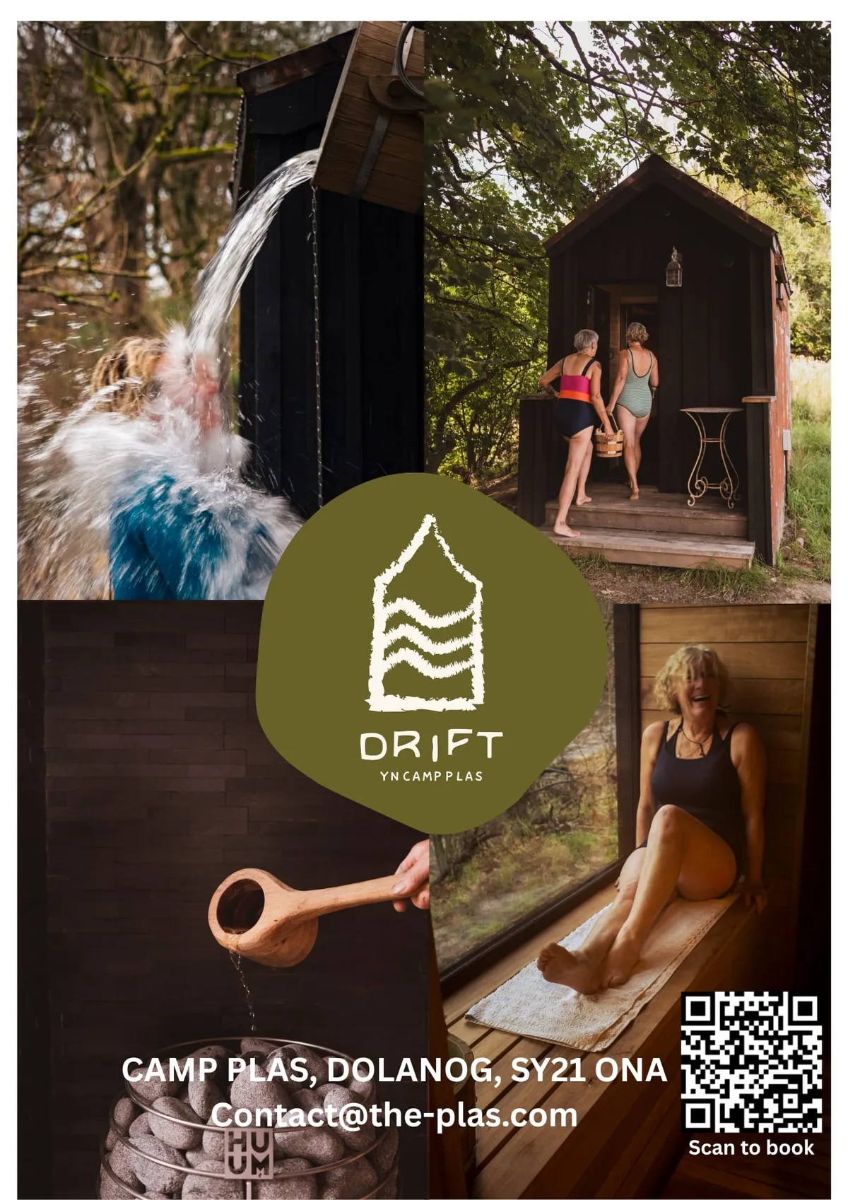 Drift Sauna - Camp Plas — Outdoor Traditional Sauna in Welshpool